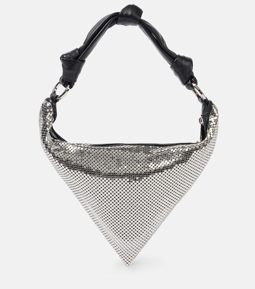 amina muaddi cameron mini leather shoulder bag