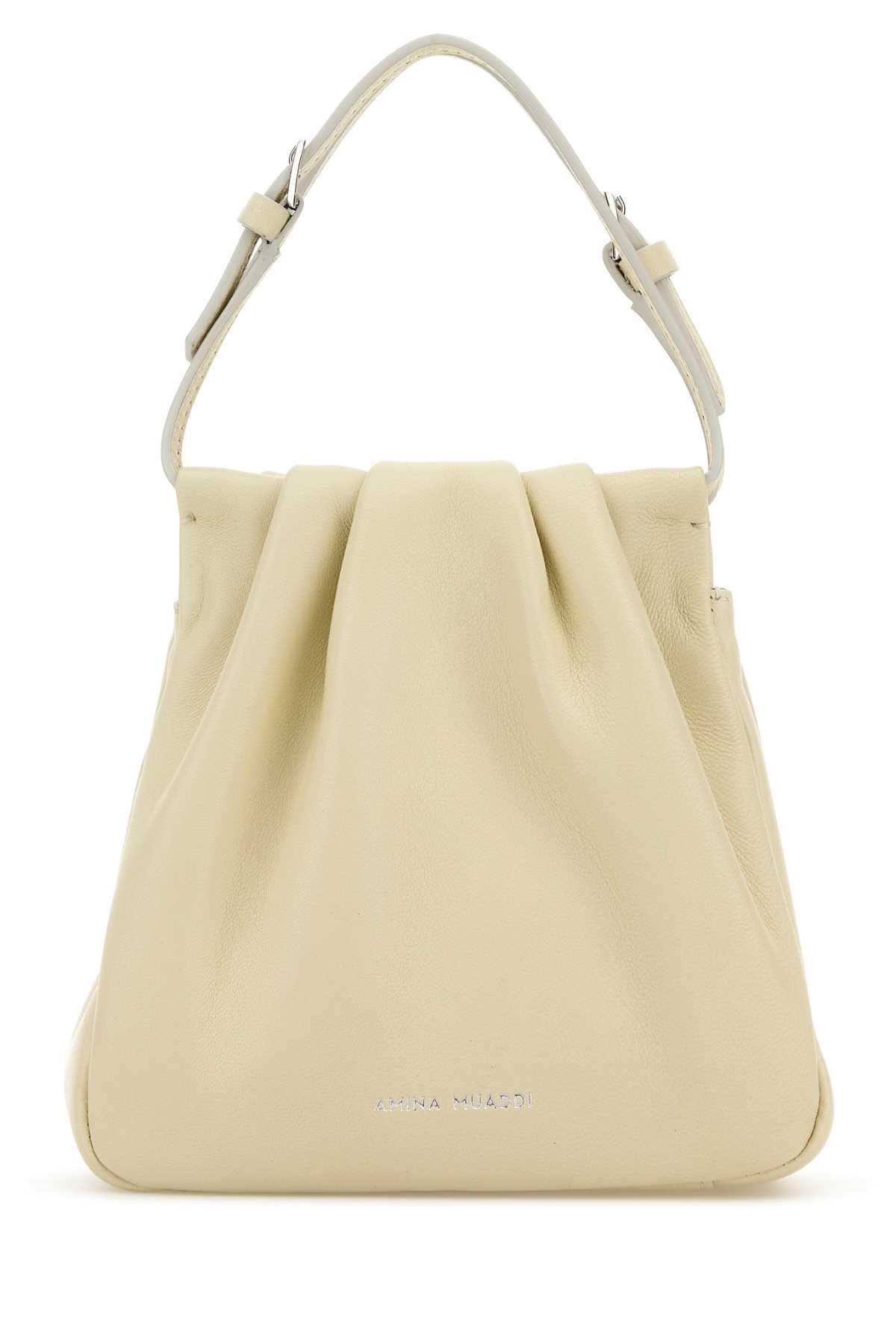 amina muaddi iovry nappa leather vittoria crystal handbag