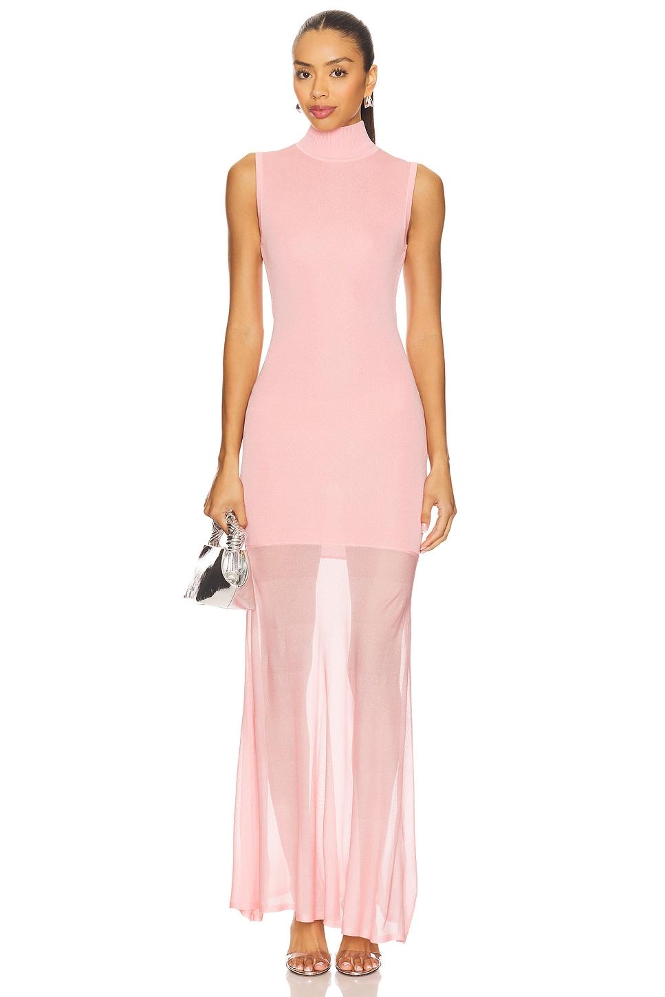 amine knit maxi dress