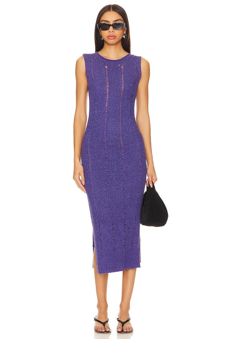 amirah dress in skipper blue