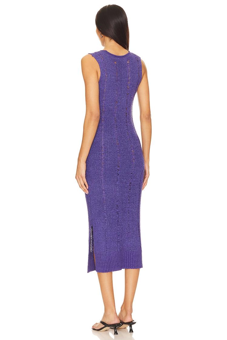 amirah dress in skipper blue