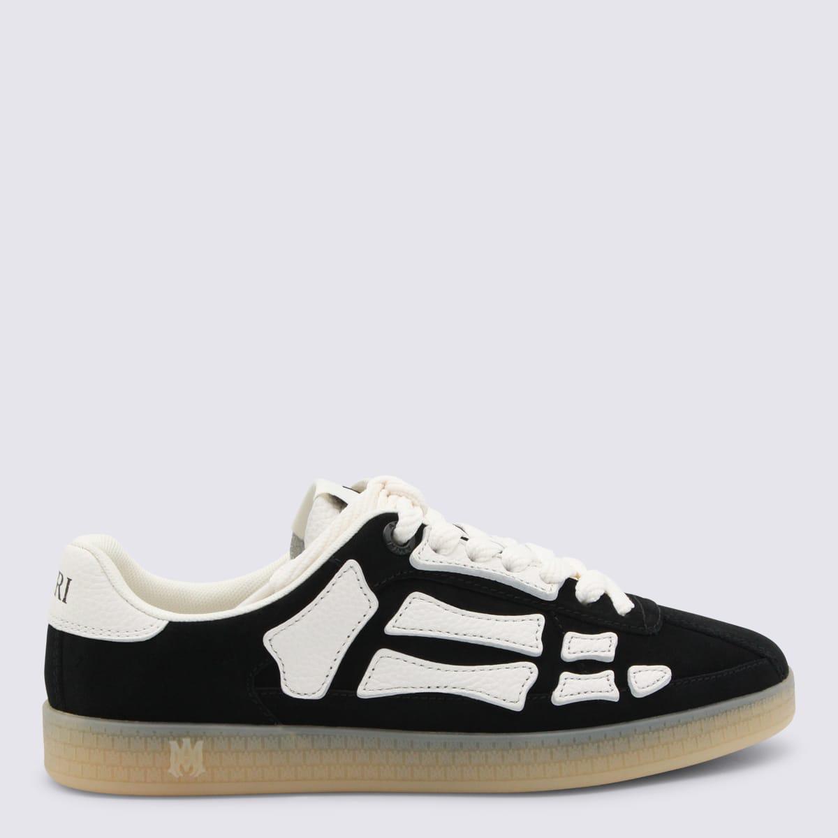 amiri black leather sneakers