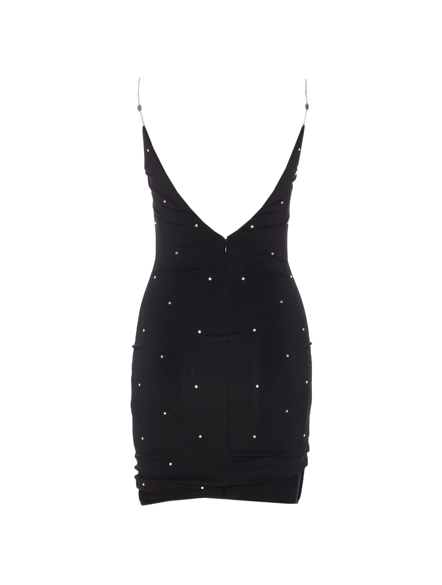 amiri dresses black viscose - women