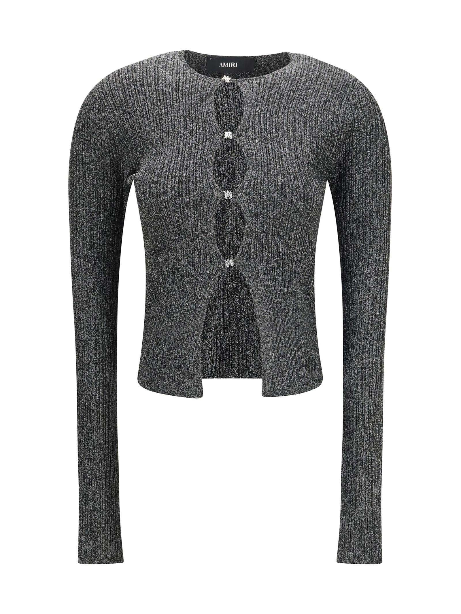 amiri lurex cardigan