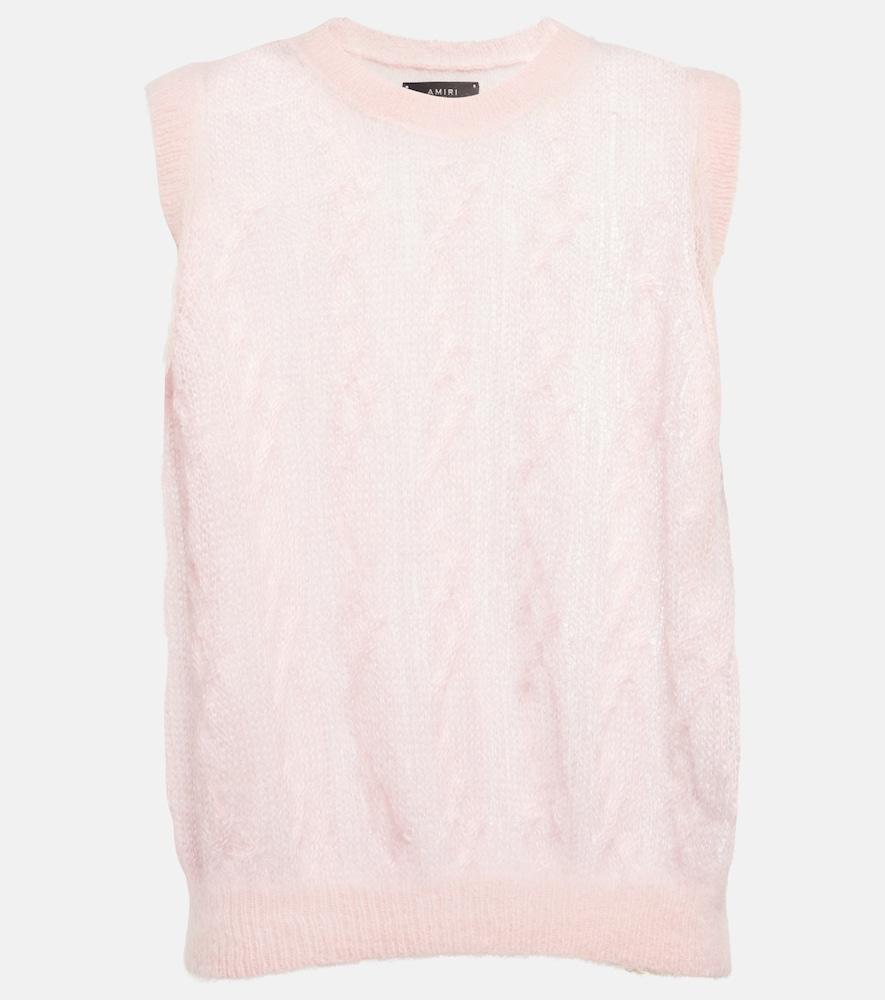 amiri openwork alpaca and mohair