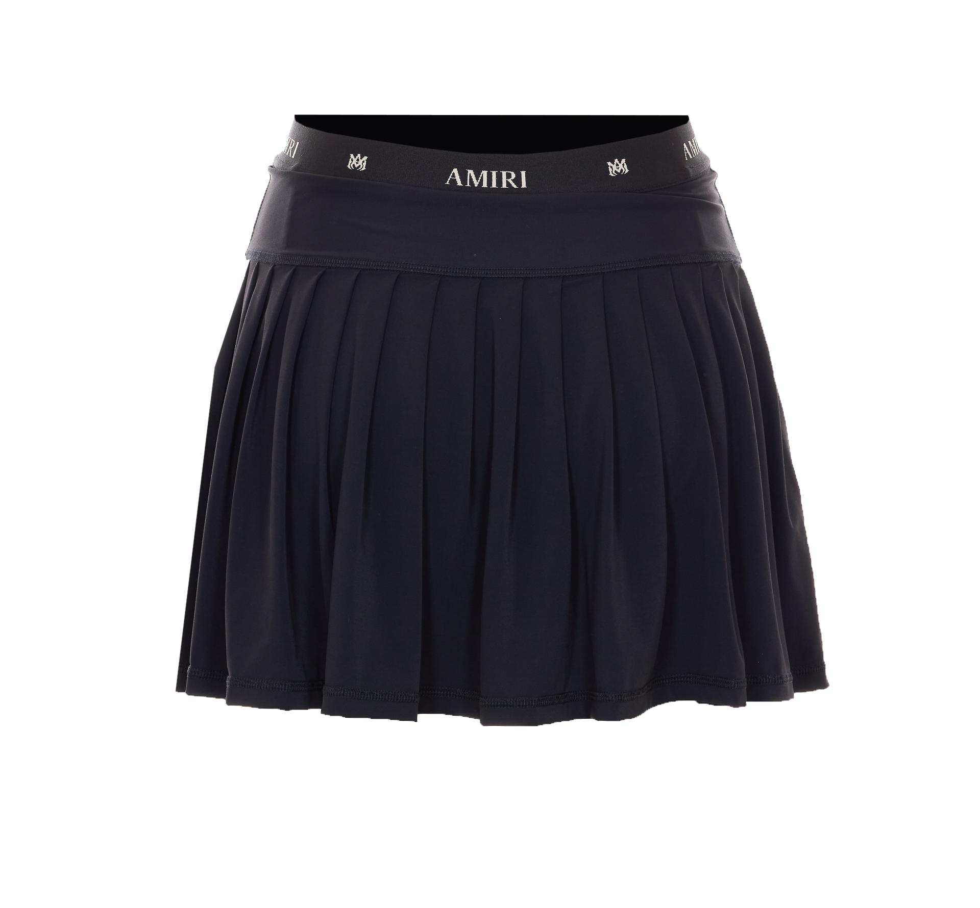 amiri skirts black polyamide - women