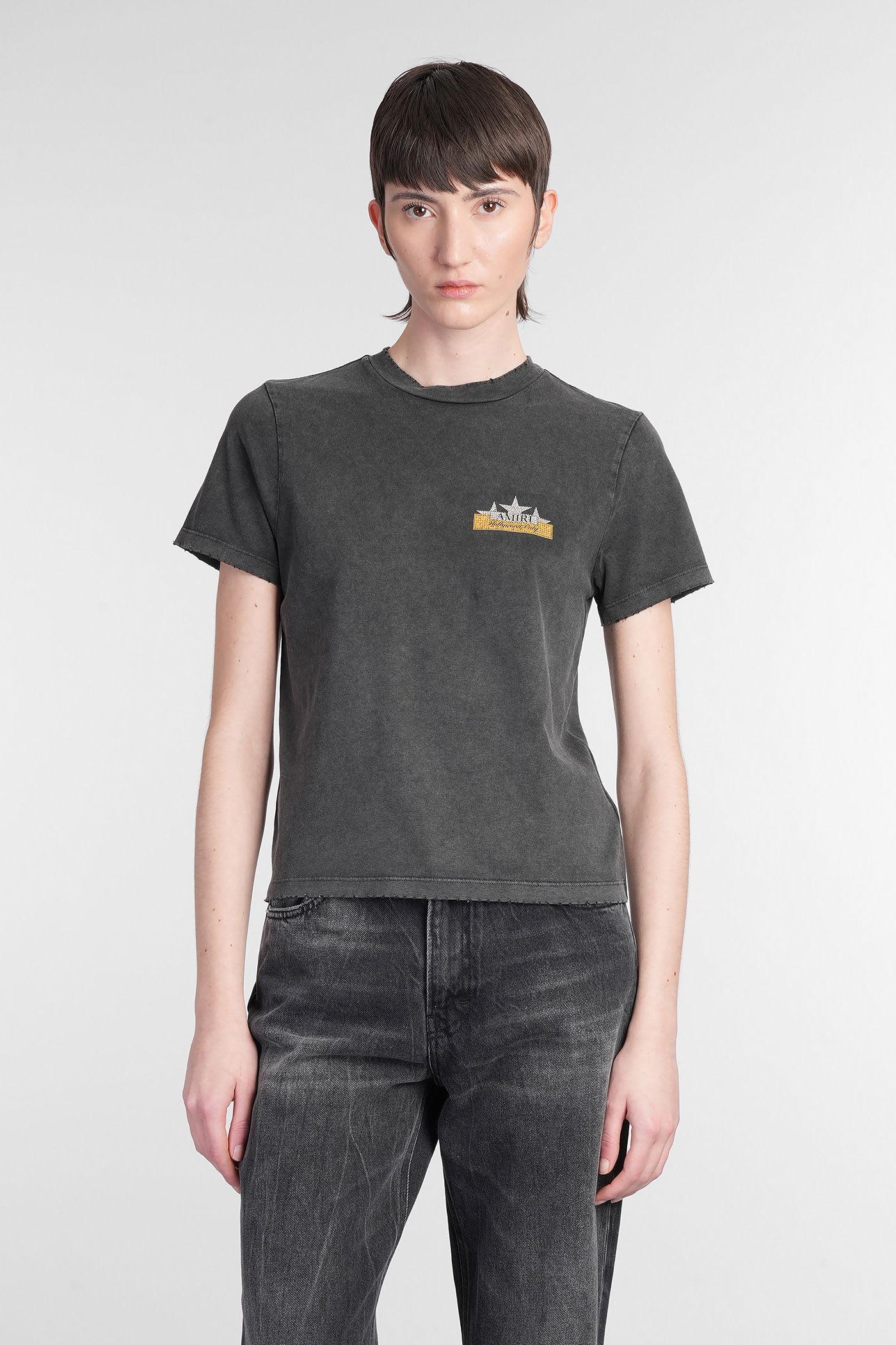 amiri t-shirt in black cotton