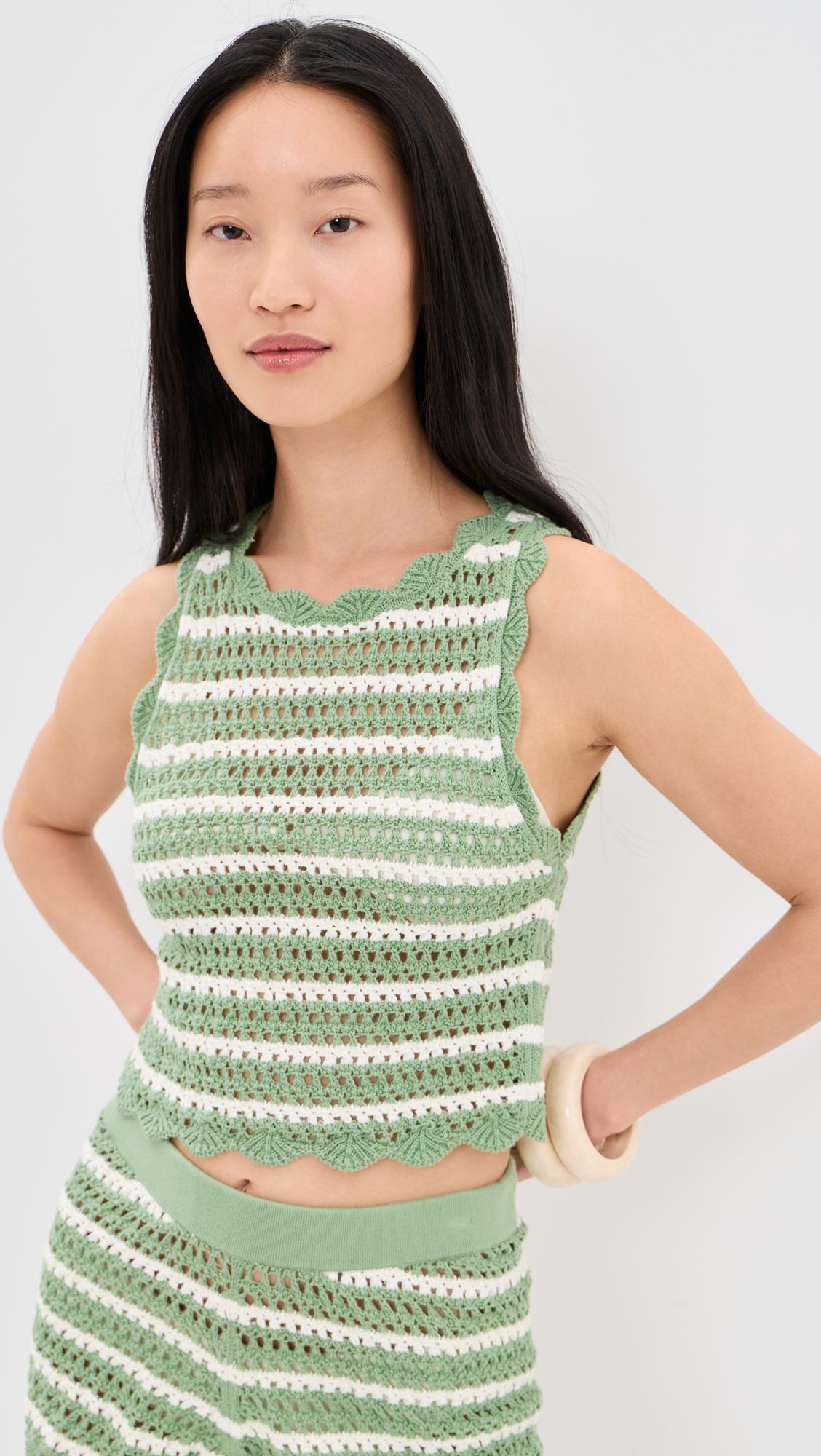 amity pointelle tank