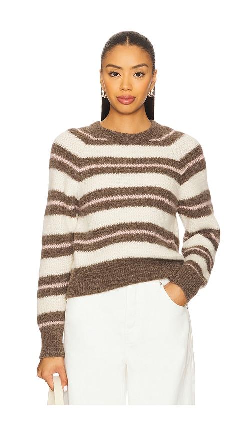 amo denim sydney sweater in brown.