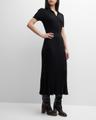 amor polo ribbed cashmere dress