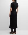 amor polo ribbed cashmere dress