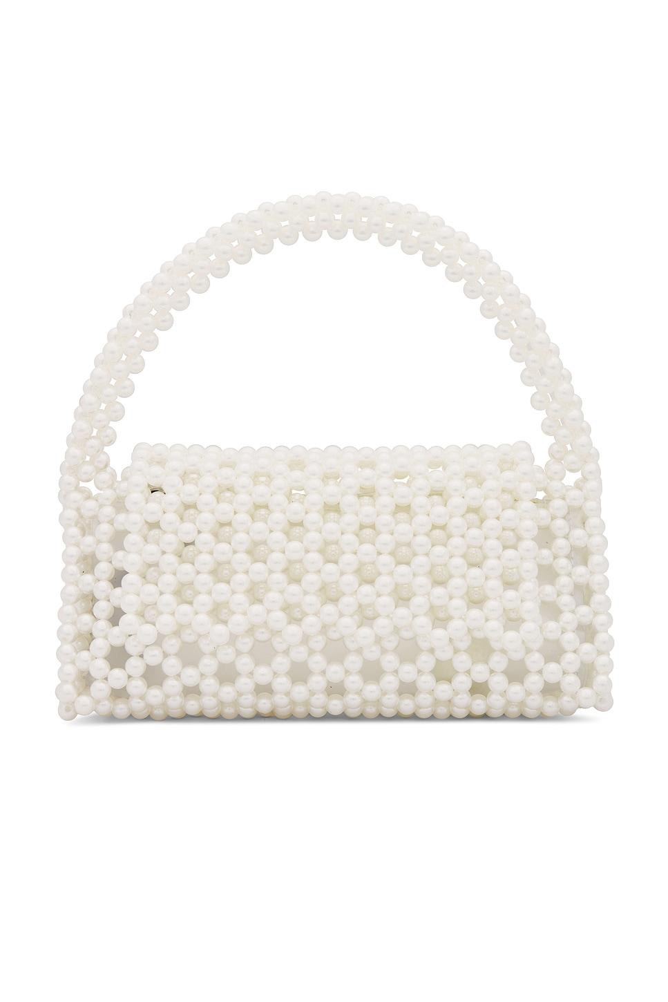 amrita bead top handle bag