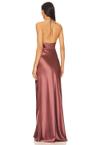 ana halter dress with removable flower