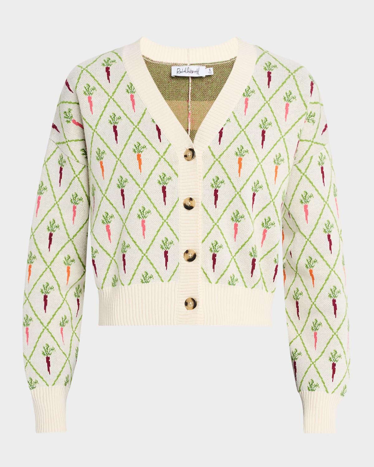 ana printed cardigan