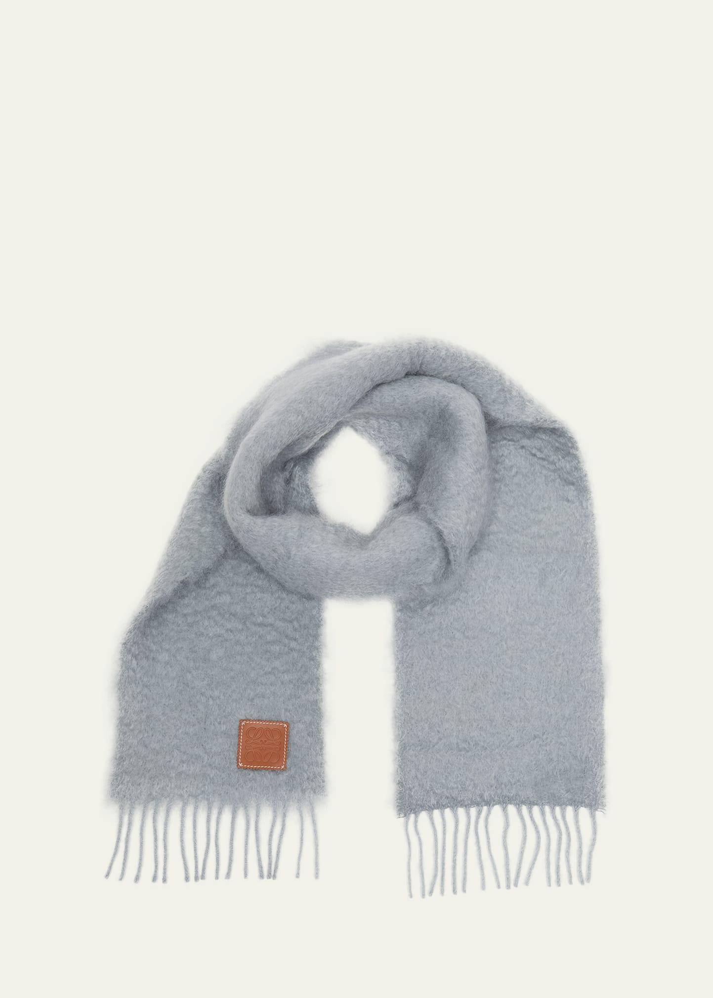 anagram mohair fringe scarf