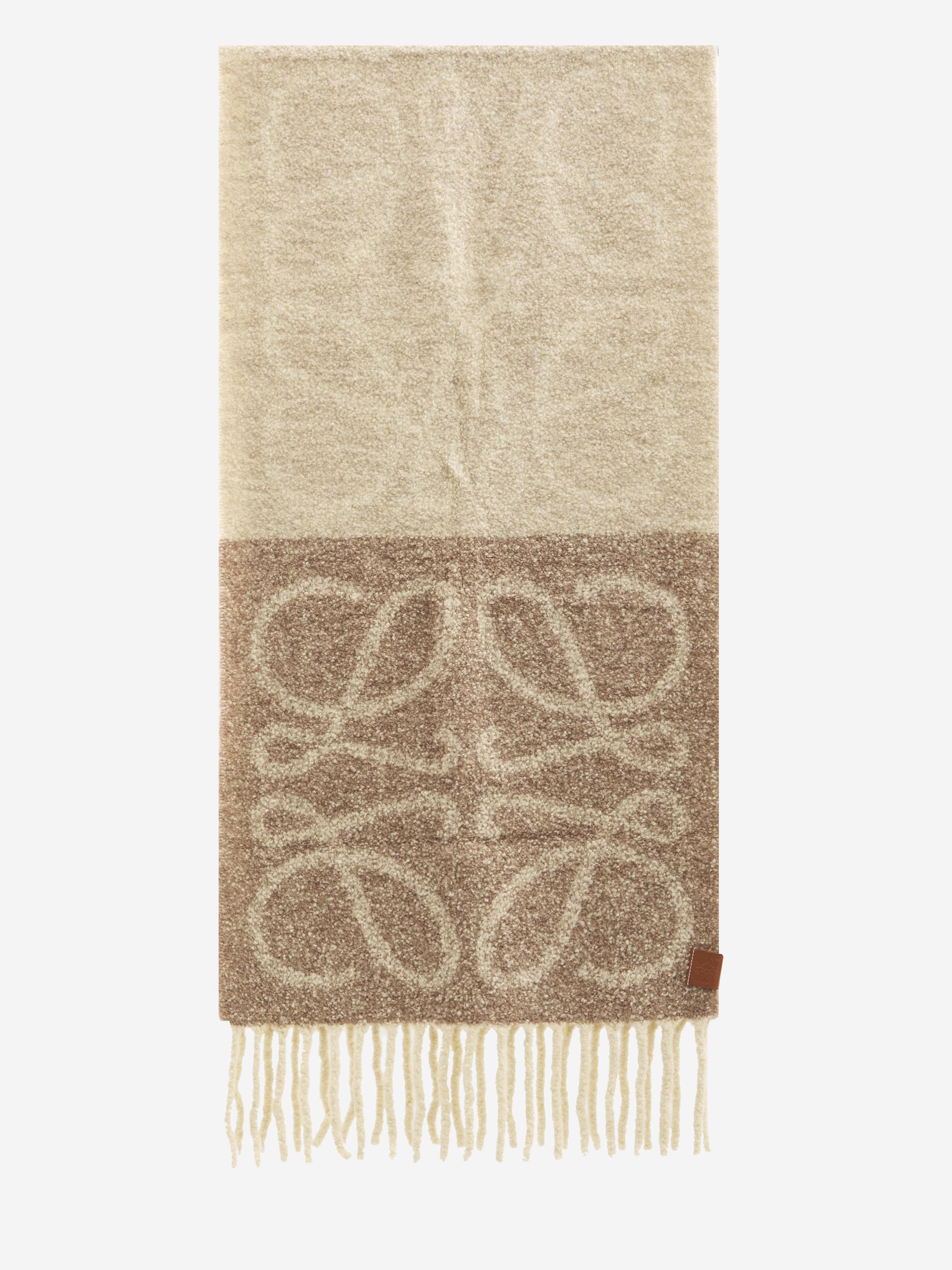 anagram scarf in alpaca and wool