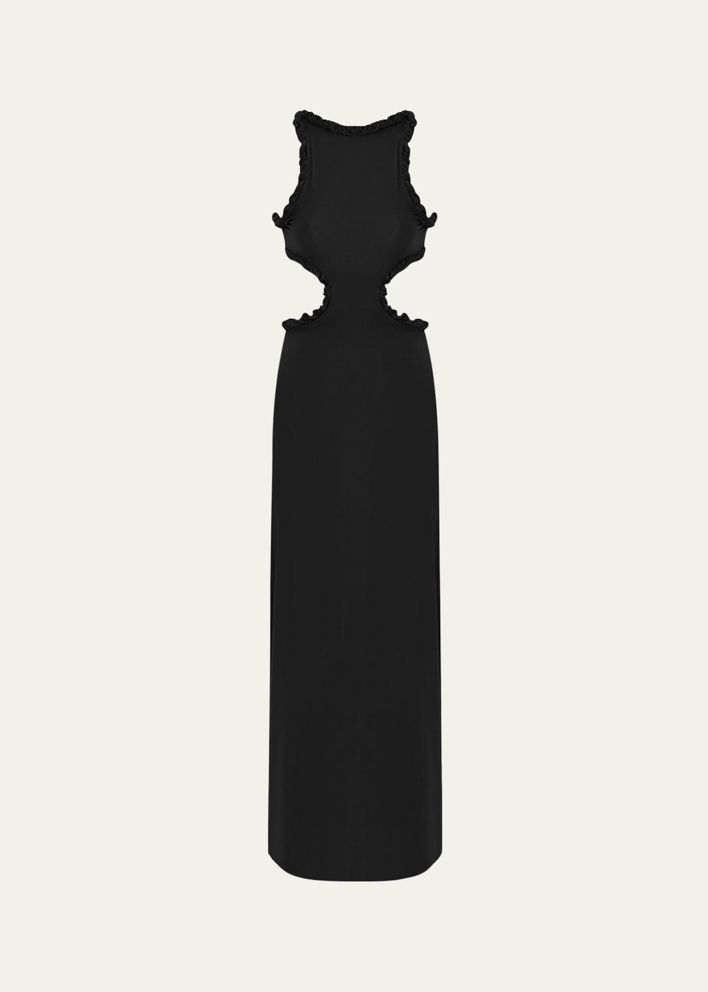 anassa cutout maxi dress