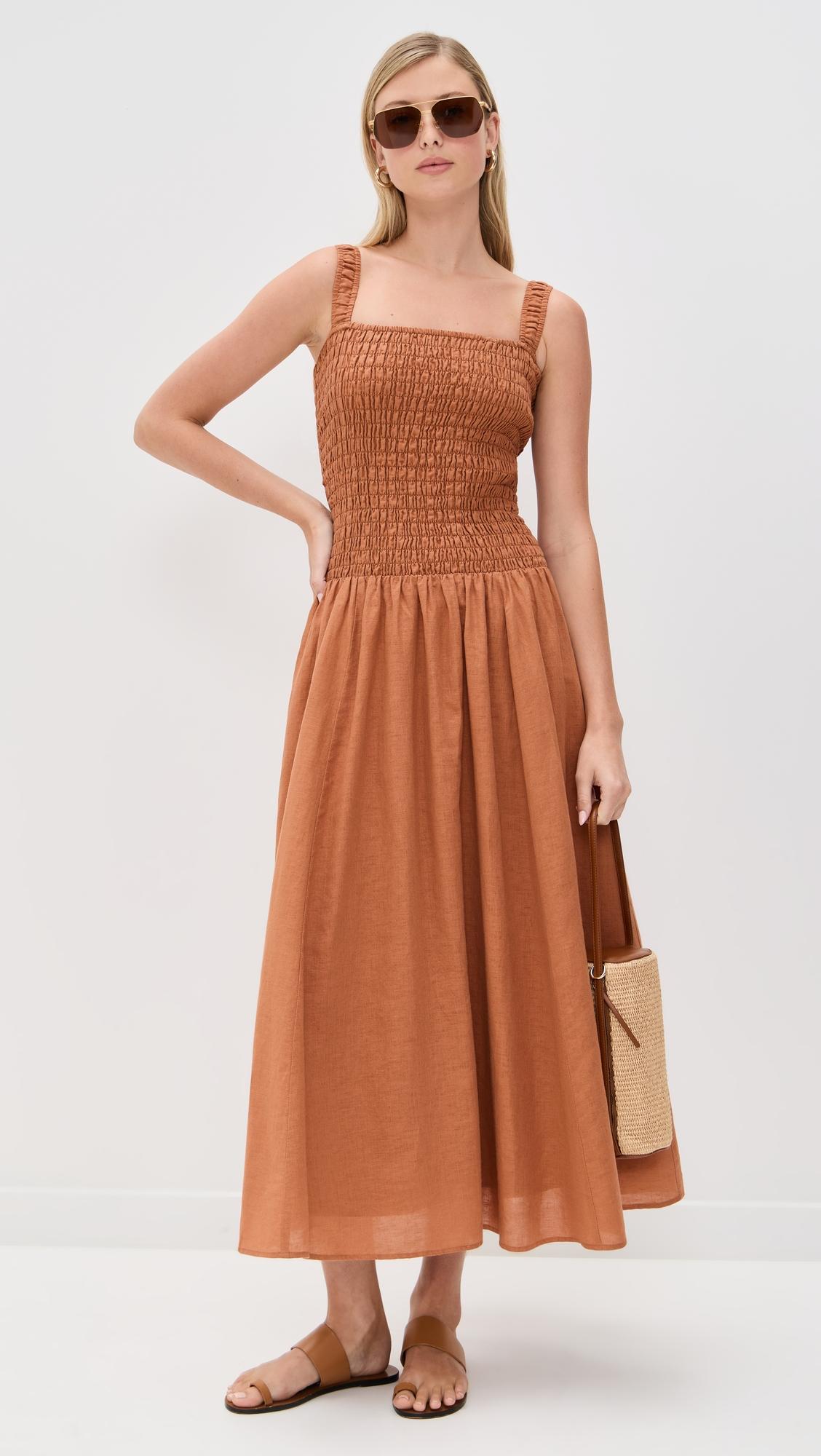 anastasia smocked dress