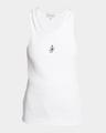 anchor logo embroidered tank top