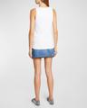 anchor logo embroidered tank top
