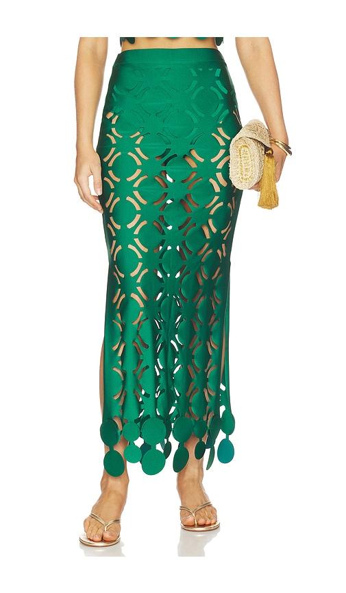 ancora bora skirt in green.