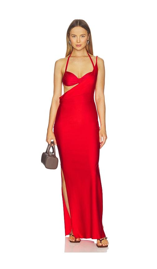 ancora neroli dress in red.
