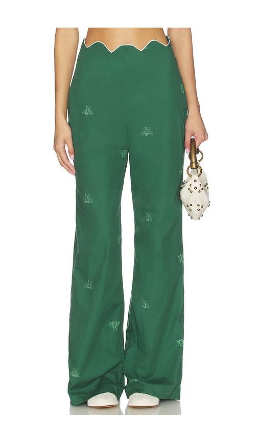 ancora senea pant in green.