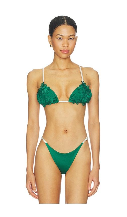 ancora vea bikini top in green.