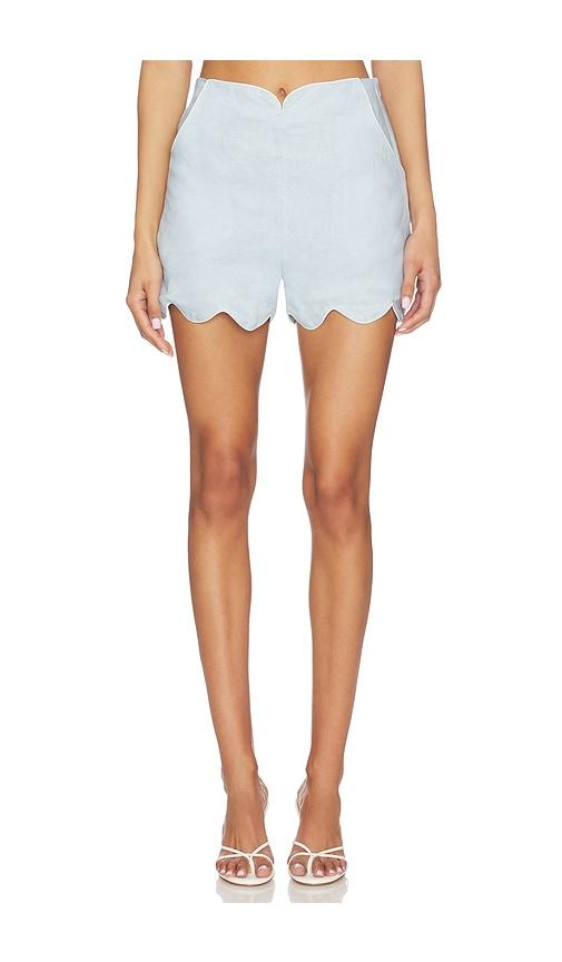 ancora yavira short in baby blue.