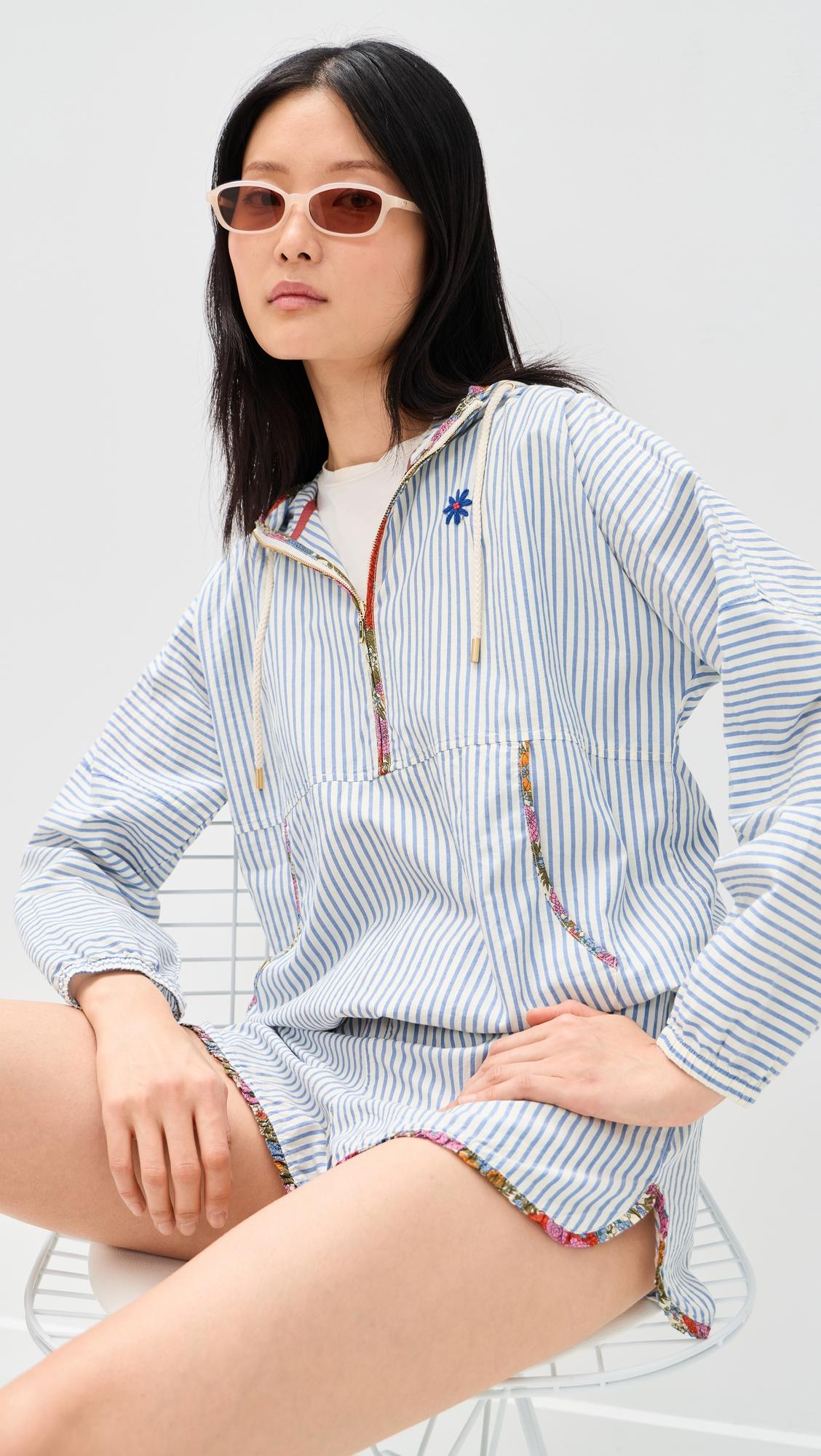 andi windbreaker seaside stripe