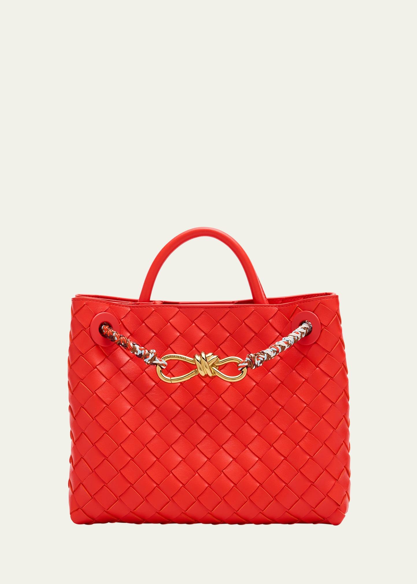 andiamo small leather top-handle bag