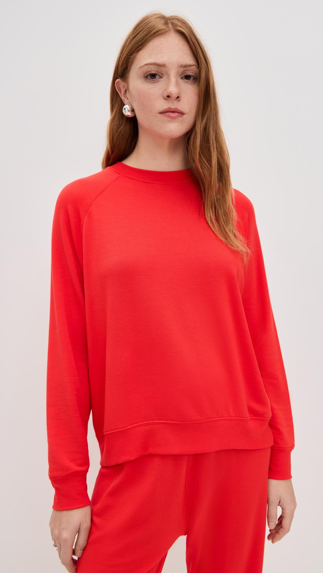 andie oversized fleece sweatshirt