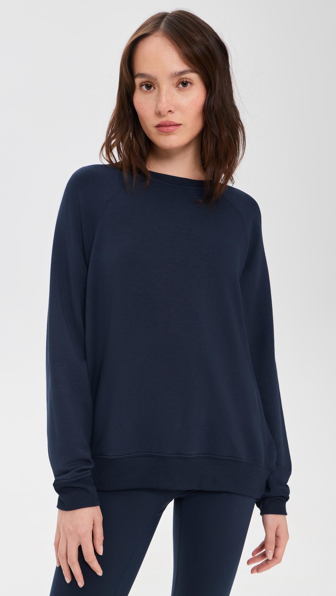 andie oversized fleece sweatshirt