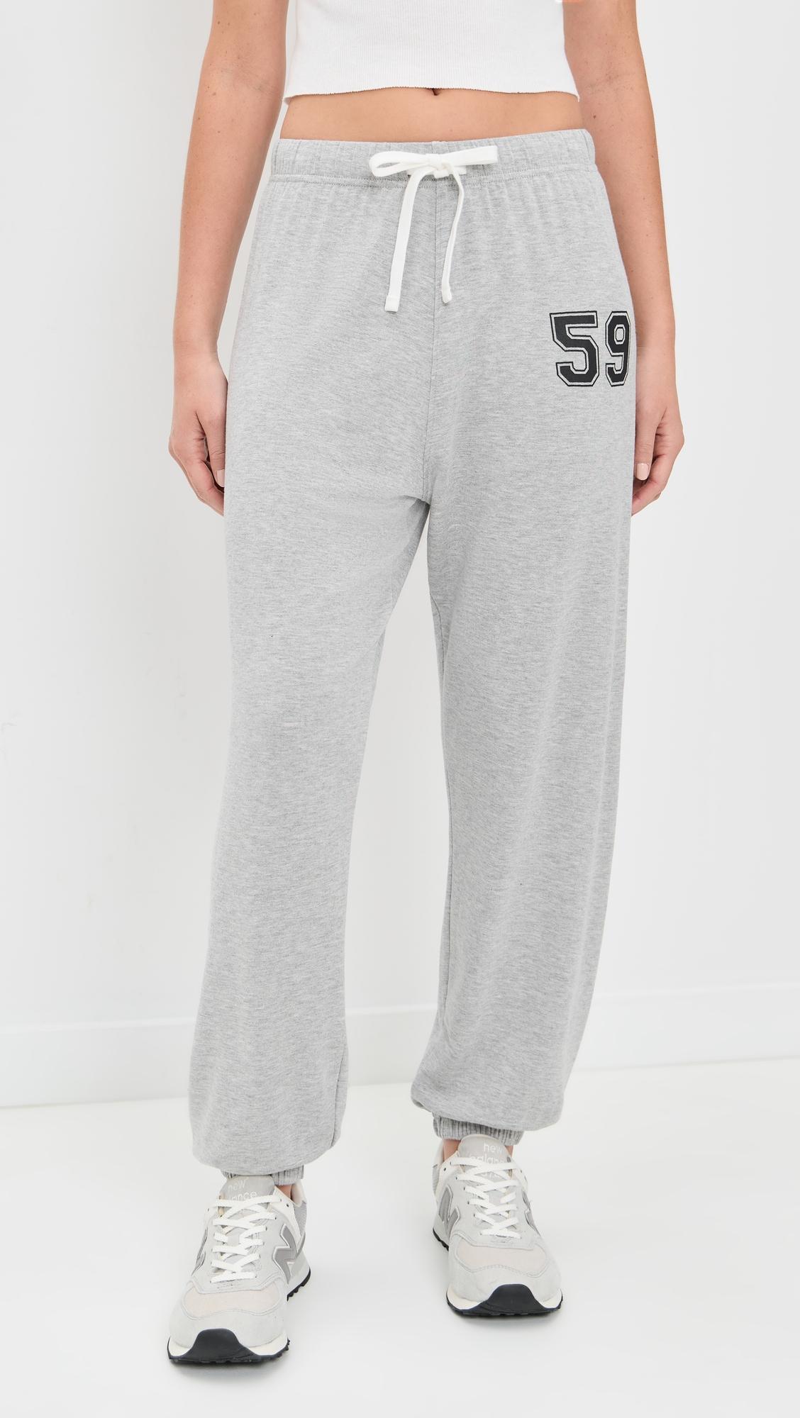 andie oversized fleece varsity 59 sweatpants
