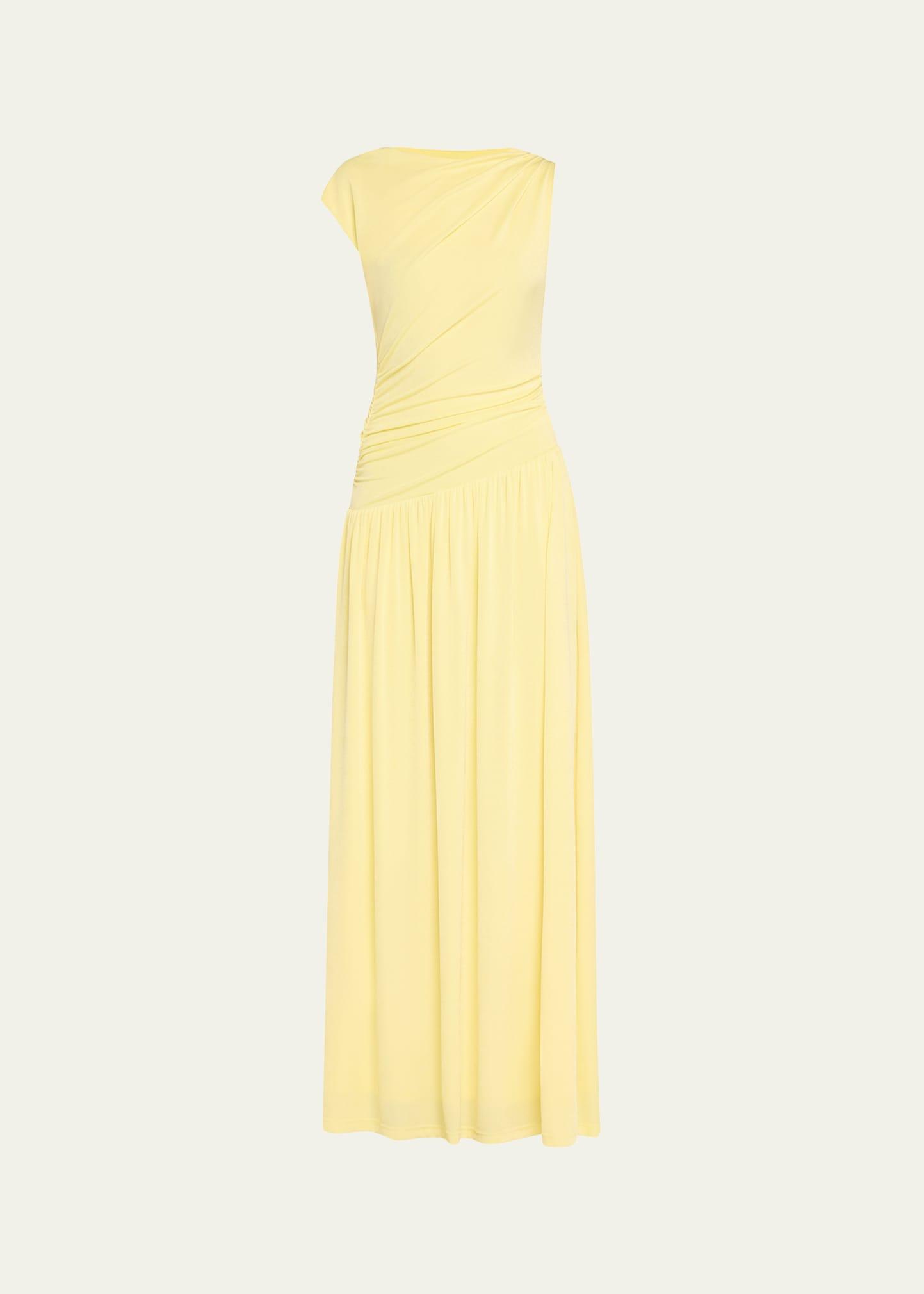 andie shirred maxi dress