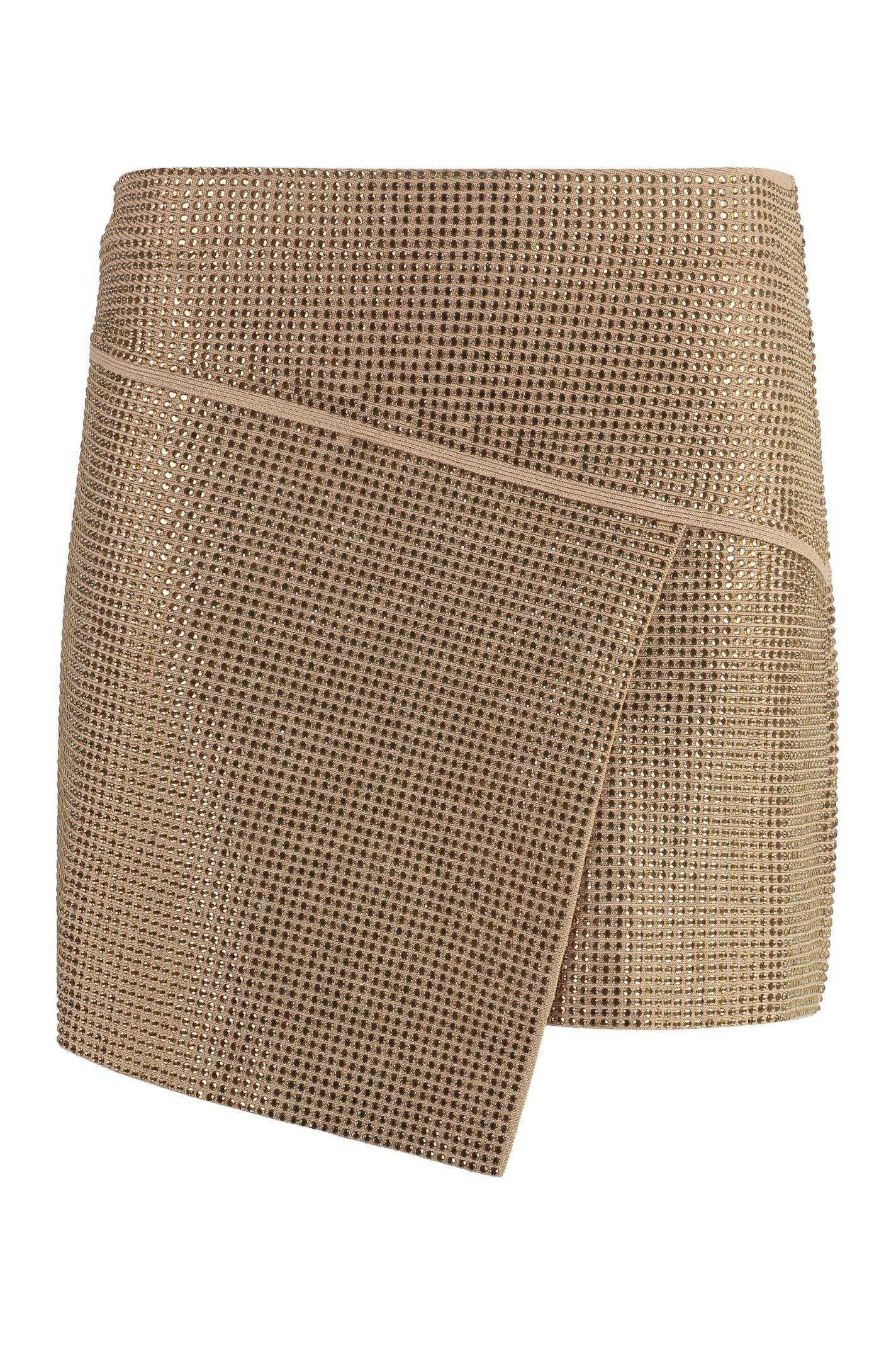 andreādamo asymmetric miniskirt