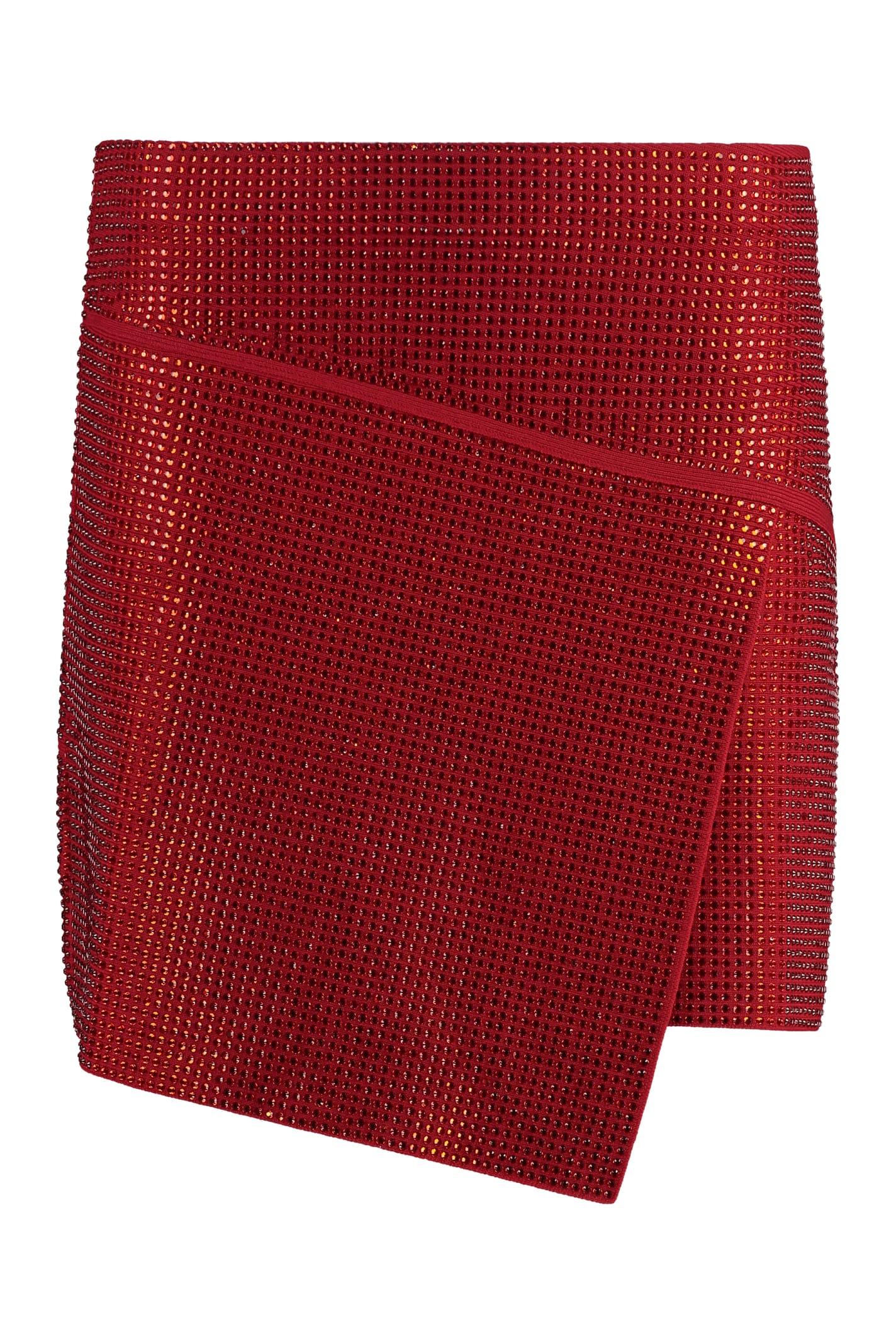 andreādamo asymmetric miniskirt