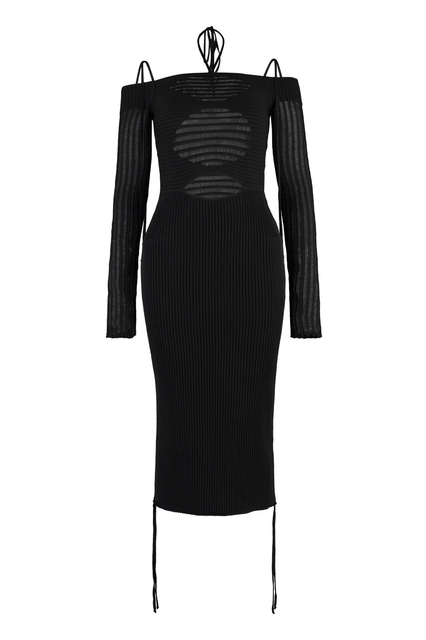 andreādamo ribbed knit dress