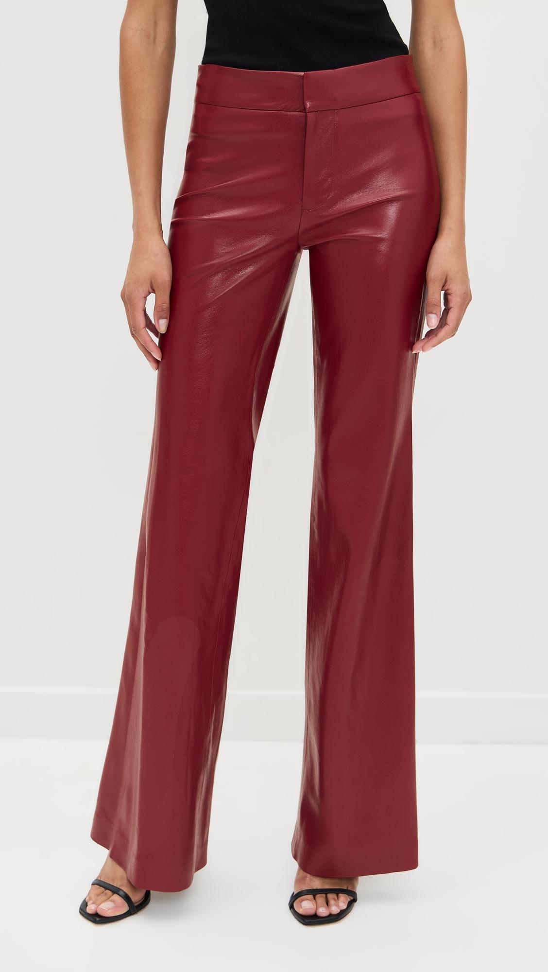 andrew vegan leather trousers