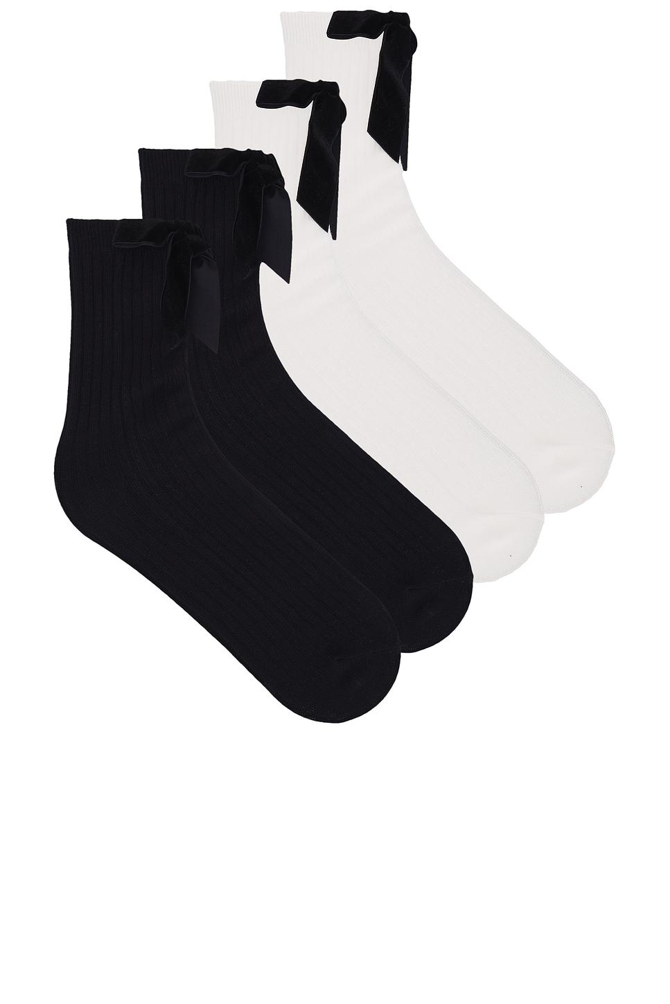 angelina bow socks 2 pack