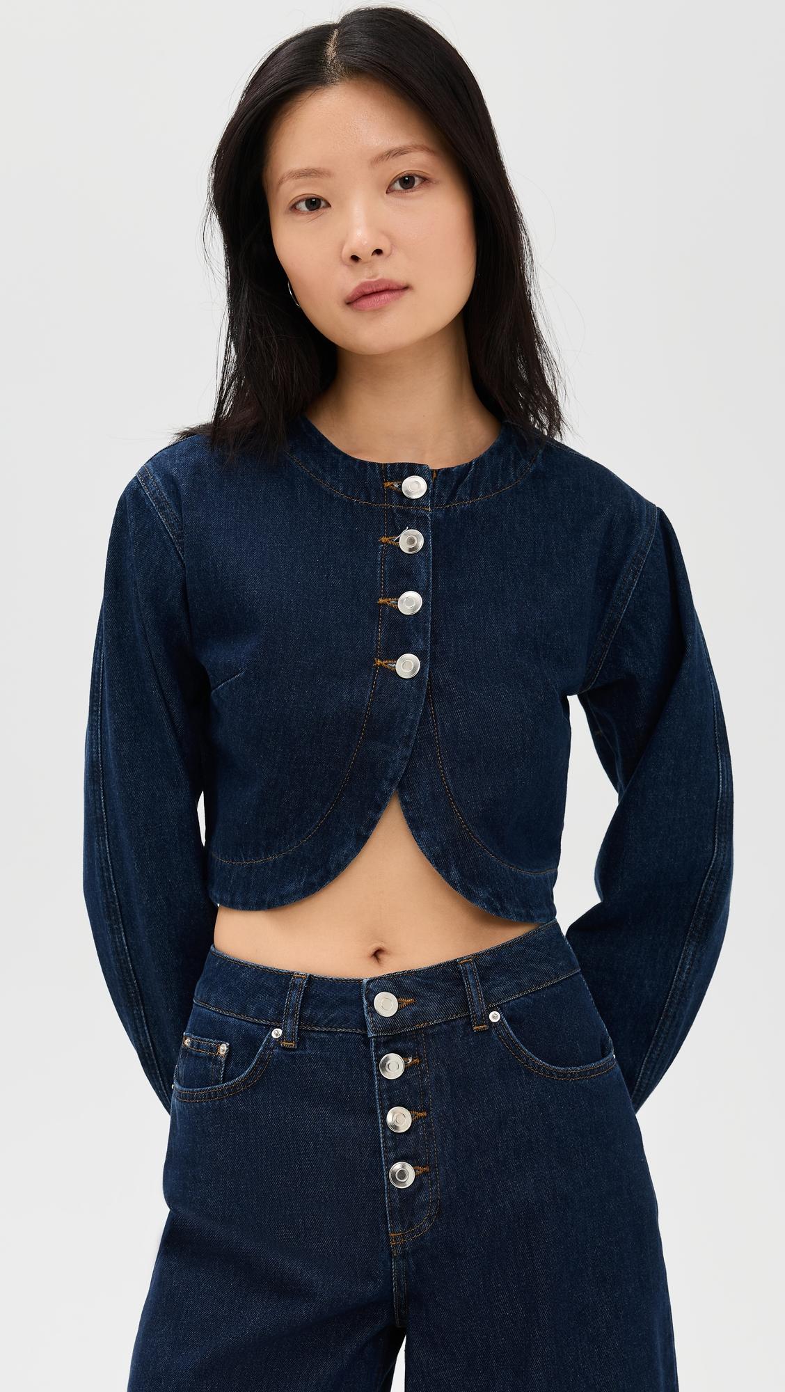 angelina denim top
