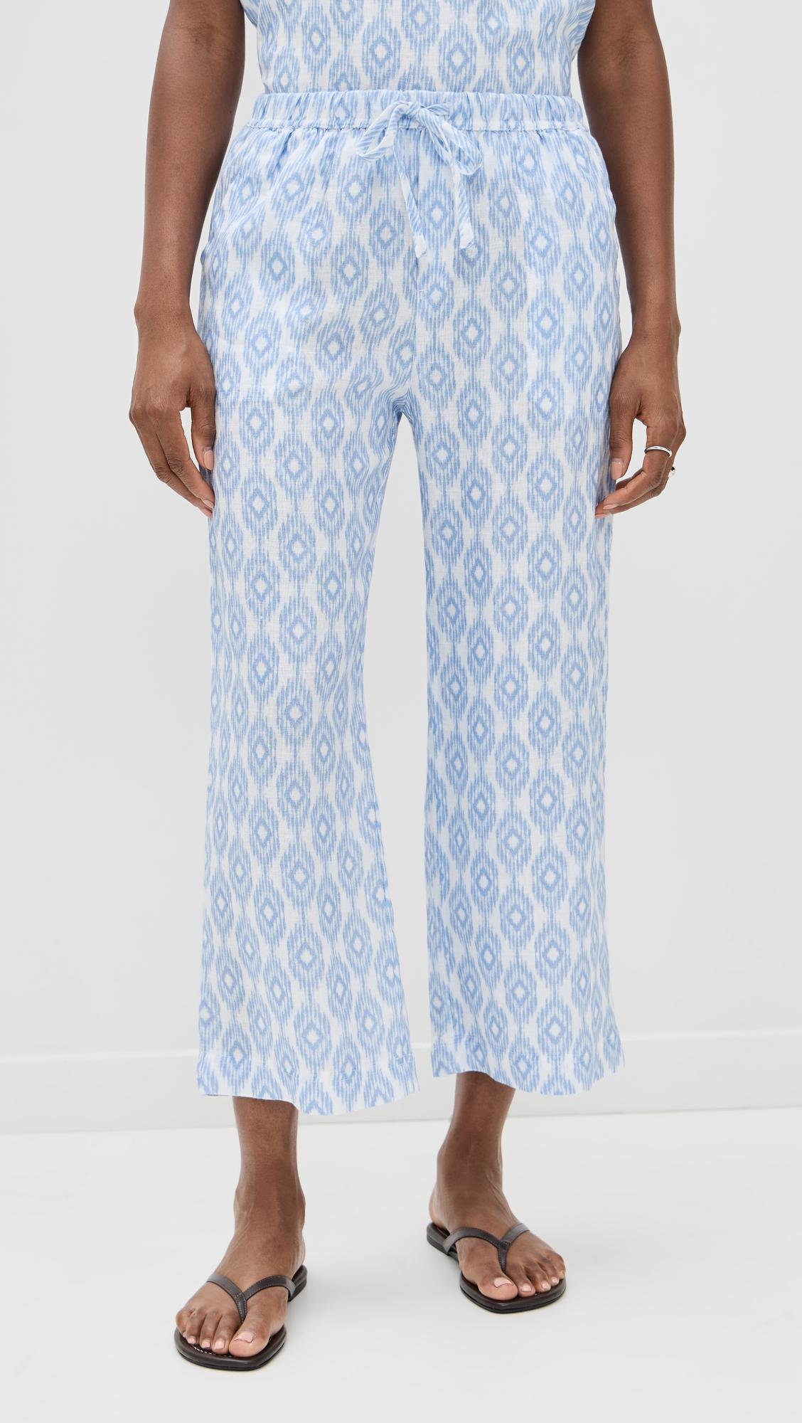 angie crop wide leg pants