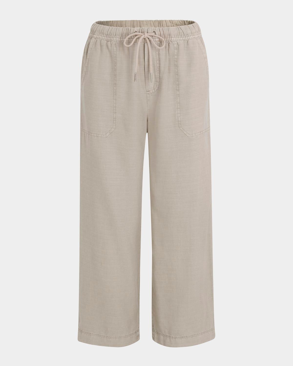 angie cropped wide-leg pants