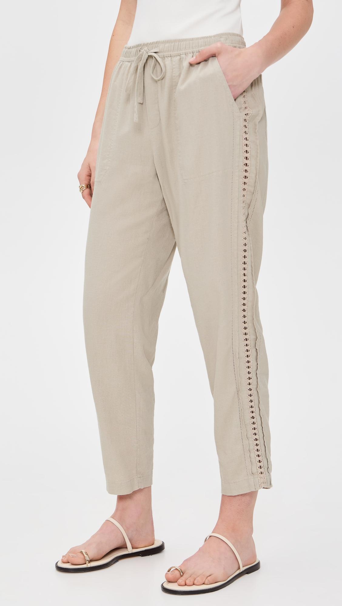 angie straight crochet pants
