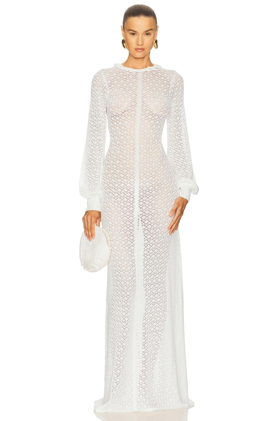 angilique ruffle gown