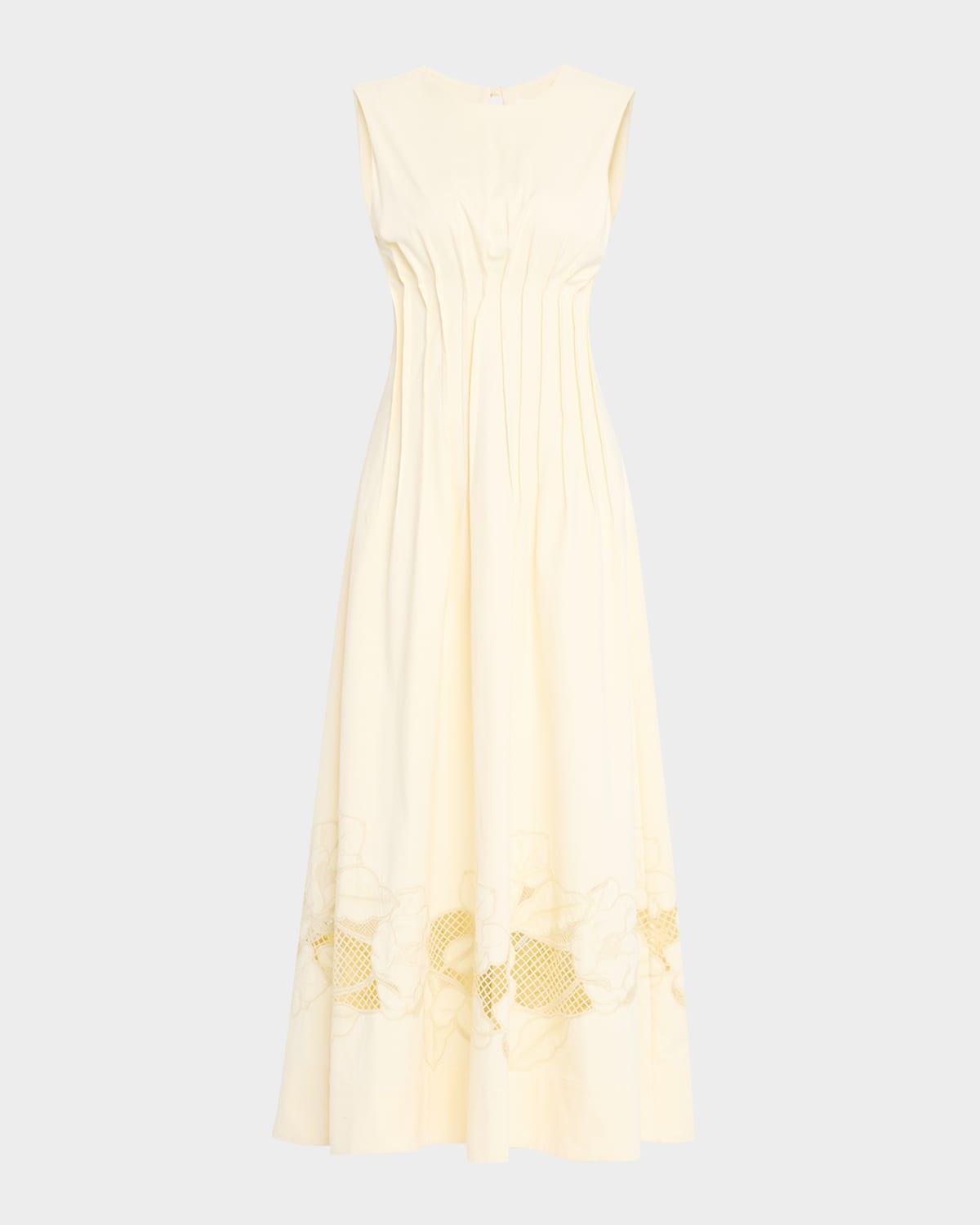 anika embroidered dress