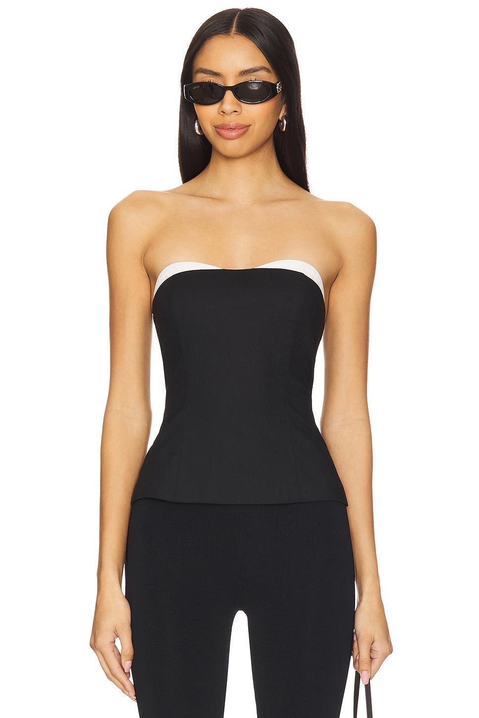 anika strapless top
