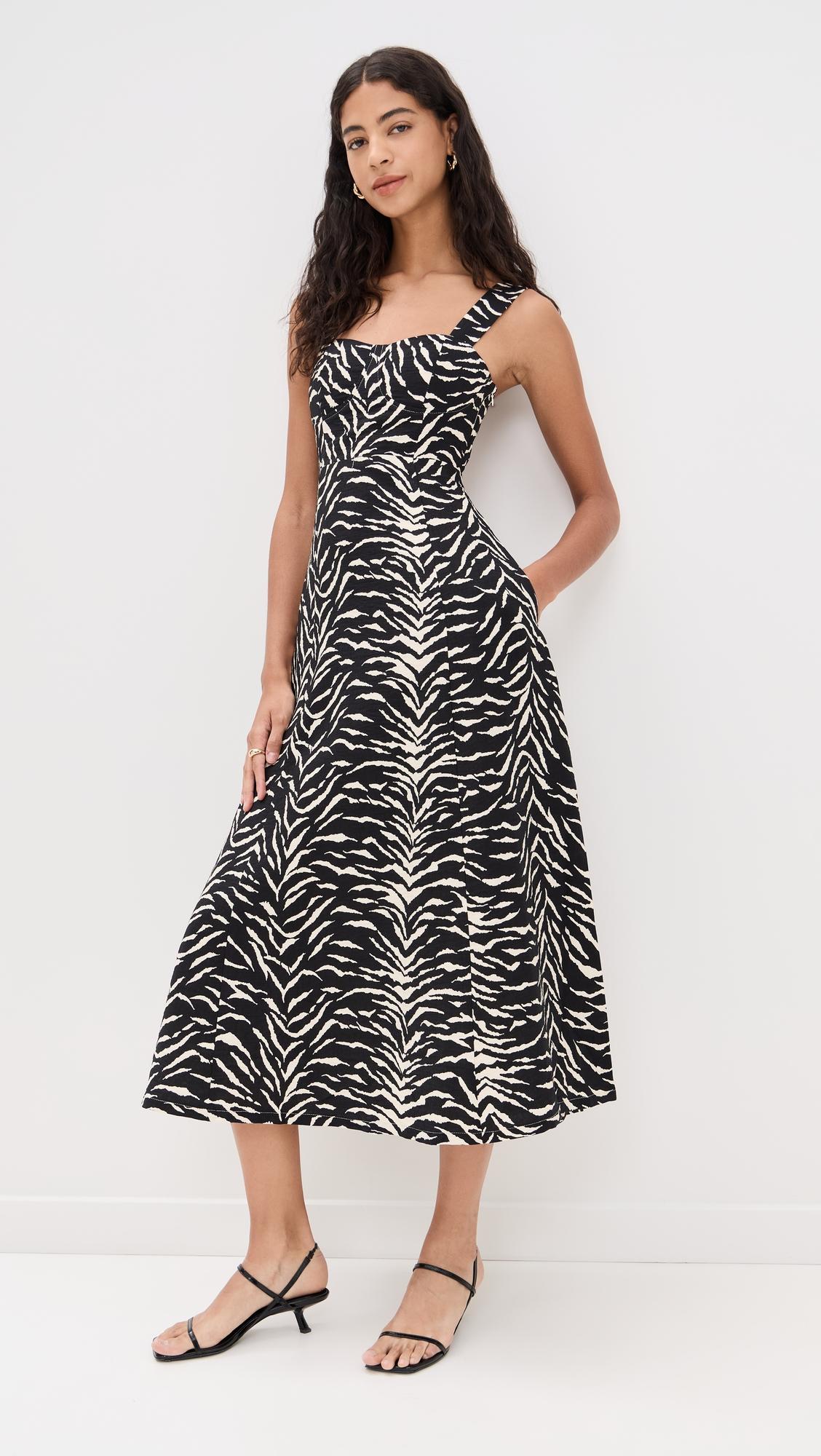 animal print maxi dress
