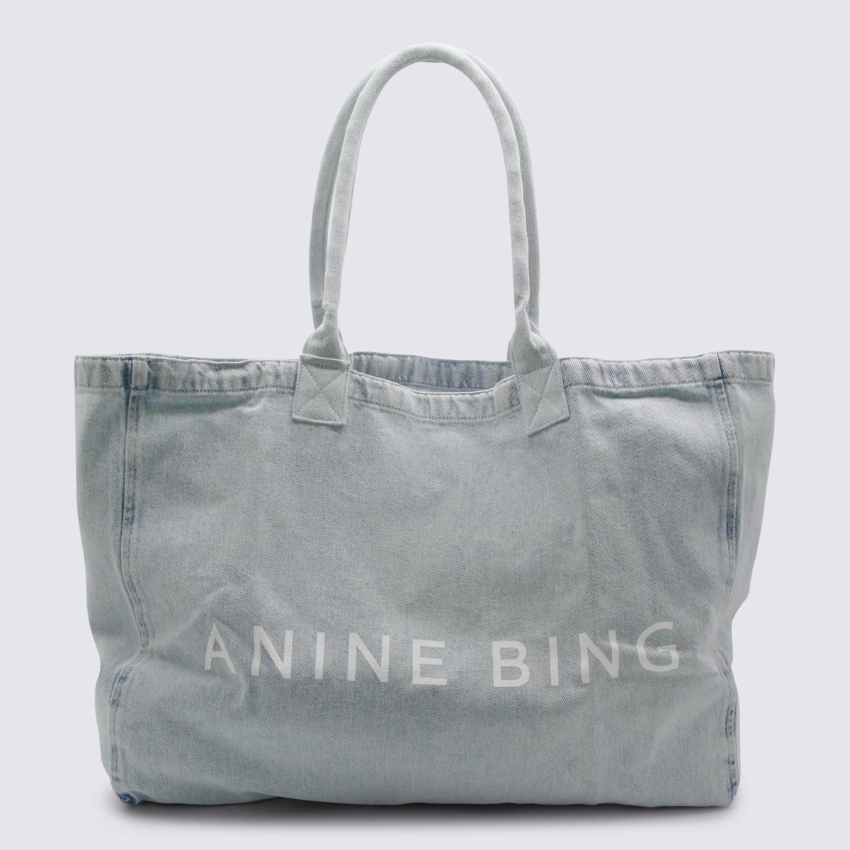 anine bing bags blue _co - women