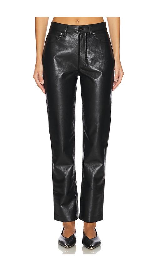 anine bing bruno pant in black.